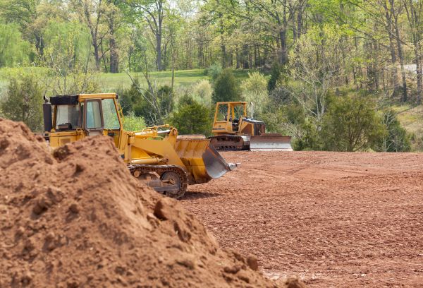 Bulldozer Land Clearing in Spokane